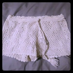 Roxy crocheted shorts